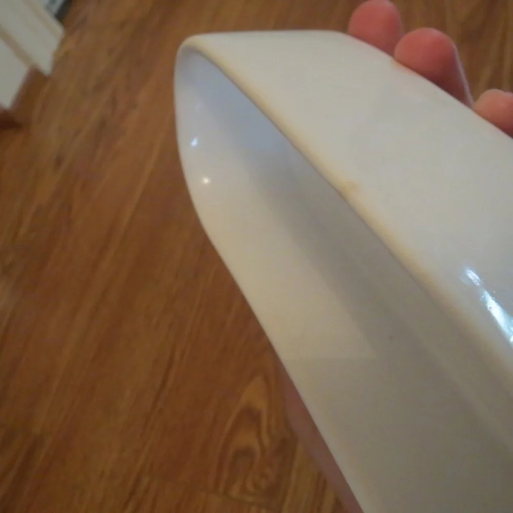 ANTHROPOLOGIE BUTTER DISH METAL LID WITH FEATHERS 🪶
